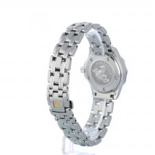 Ladies Omega Seamaster 22248000 Steel case with Blue Wave dial