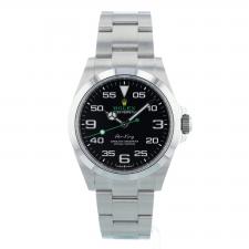 Gents Rolex Air King 126900 Stainless Steel case with Black dial