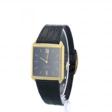Gents Omega DeVille 1061 G/P case with Black dial