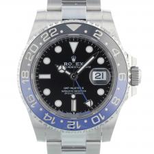 Gents Rolex GMT Master II 126710BLNR  case with Black dial