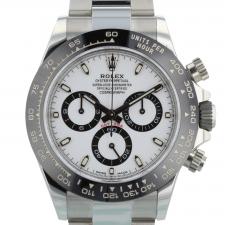 Gents Rolex Daytona 116500LN Steel case with White dial