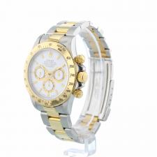 Gents Rolex Daytona 16523 18ct Yellow Gold   Stainless Steel case with White dial