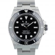 Gents Rolex Submariner Non Date 124060 Stainless Steel case with Black dial