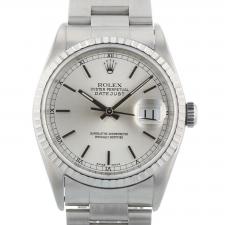 Gents Rolex Datejust 16220 Steel case with Silver dial