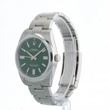 Gents Rolex Oyster Perpetual 41 124300 Steel case with Green dial