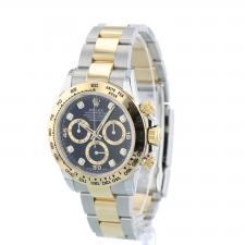 Gents Rolex Daytona 116503 18ct Yellow Gold   Stainless Steel case with Black Diamond dial
