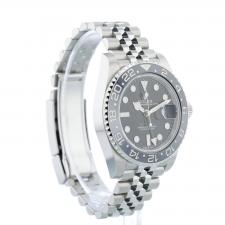 Gents Rolex GMT Master II 126710GRNR Stainless Steel case with Black dial