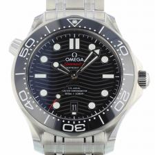 Gents Omega Seamaster 210.30.42.20.01.001 Steel case with Black Wave dial