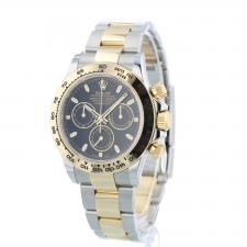 Gents Rolex Daytona 116503 18ct Yellow Gold Stainless Steel case with Black dial
