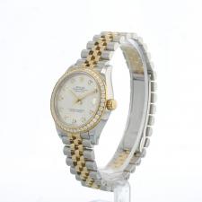 Ladies Rolex DateJust 31 278383RBR 18ct Yellow Gold   Stainless Steel case with Silver Diamond Dot dial