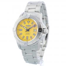 Gents Breitling Sea Wolf A17319 Stainless Steel case with Yellow dial