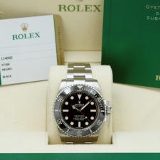 Gents Rolex Submariner Non Date 114060 Steel case with Black dial