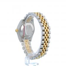 Ladies Rolex DateJust 31 178273 18ct Yellow Gold   Stainless Steel case with Black Diamond Set  dial