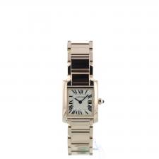 Ladies Cartier Tank Francaise 2793 18ct Rose Gold case with Cream dial