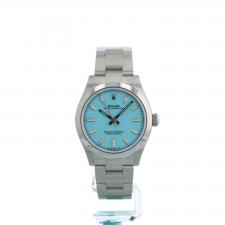 Ladies Rolex Oyster Perpetual 31 277200 Steel case with Tiffany Blue dial