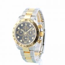 Gents Rolex Daytona 116503 18ct Yellow Gold   Stainless Steel case with Black Diamond dial