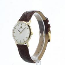 Gents Tissot Dress 9 CT case with Silver dial