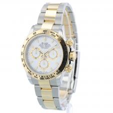 Gents Rolex Daytona 116503 18ct Yellow Gold Stainless Steel case with White dial
