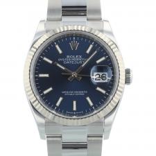 Gents Rolex DateJust 36 126234 Stainless Steel case with Blue dial