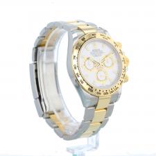 Gents Rolex Daytona 116503 18ct Yellow Gold Stainless Steel case with White dial