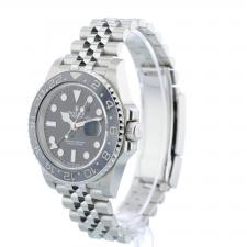 Gents Rolex GMT Master II 126710GRNR Stainless Steel case with Black dial