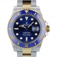 Gents Rolex Submariner Date 126613LB 18ct Yellow Gold Stainless Steel case with Blue dial