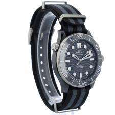 Gents Omega Seamaster 21092442001002 Steel Black Ceramic case with Black Wave dial