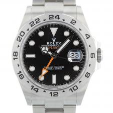 Gents Rolex Explorer II 225670 Steel case with Black dial