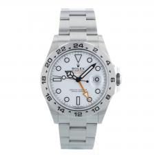 Gents Rolex Explorer II 226570 Stainless Steel case with White dial