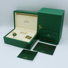 Gents Rolex Datejust 41 126300 Steel case with Green Ombre dial
