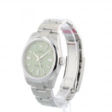 Gents Rolex Oyster Perpetual 134300 Stainless Steel case with Pistachio dial