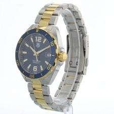 Gents TAG Heuer Formula 1 Date WAZ1120 Yellow Gold Stainless Steel case with Blue dial