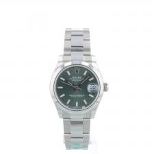 Ladies Rolex DateJust 31 278240 Steel case with Green dial