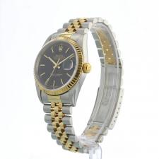 Gents Rolex DateJust 16233 18ct Yellow Gold   Stainless Steel case with Black dial