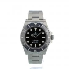 Gents Rolex Submariner Non Date 124060 Steel case with Black dial