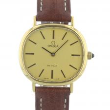 Gents Omega DeVille  G/P case with Gilt dial