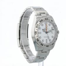 Gents Rolex Explorer II 216570 Steel case with White dial