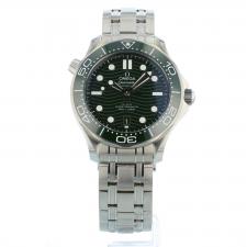 Gents Omega Seamaster 210.30.42.20.10.001 Steel case with Green Wave dial