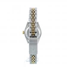 Ladies Rolex DateJust 79173 18ct Yellow Gold Stainless Steel case with Silver Diamond Dot dial