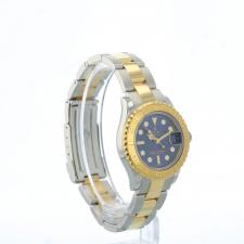 Ladies Rolex Yacht-Master 169623 18ct Yellow Gold Stainless Steel case with Blue dial