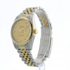Gents Rolex Datejust 36 16233 18ct Yellow Gold Stainless Steel case with Gilt dial