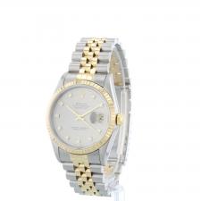 Gents Rolex Datejust 16233 18ct Yellow Gold   Stainless Steel case with Silver Jubilee and Diamond dial