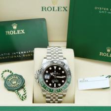 Gents Rolex GMT Master II 126720VTNR Stainless Steel case with Black dial