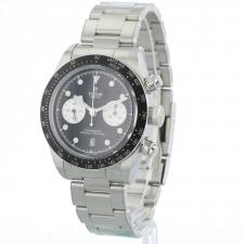 Gents Tudor Black Bay Chrono 79360N Steel case with Black dial