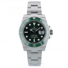 Gents Rolex Submariner Date Steel case with Green dial