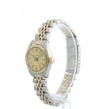 Ladies Rolex Oyster Perpetual 6719 18ct Yellow Gold Stainless Steel case with Gilt dial