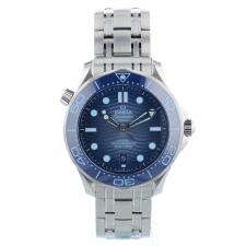 Gents Omega Seamaster Diver 300 21030422003003 Steel case with Blue and Silver dial