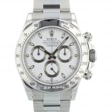 Gents Rolex Daytona 116520 Steel case with White dial