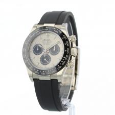 Gents Rolex Daytona 116519LN 18ct White Gold case with Steel and Bright Black dial