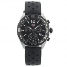 Gents Tag Heuer F1 Chrono CAZ1010 Steel case with Black dial